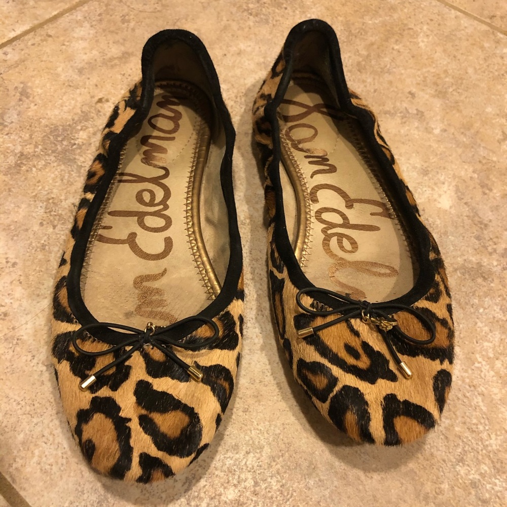 7 Sam Edelman Leopard Women’s Felicia Ballet flat